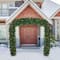9ft. Pre-Lit Pine Artificial Christmas Archway Decoration, Clear Lights